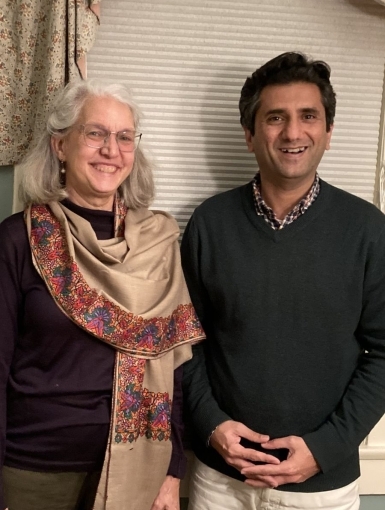 Picture of Nancy Gallagher and Nasir Mehmood